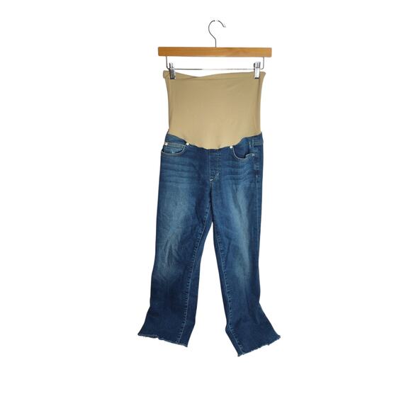Joe's Jeans Maternity The Callie High Rise Cropped Boot Jeans size 27 - Picture 1 of 9